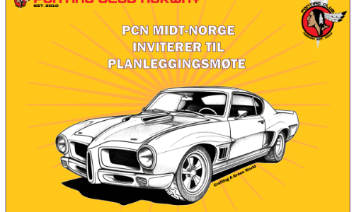  Pontiac Midt-Norge planleggingsmøte den 17. april 2024