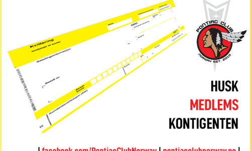 Medlemskontingenten for 2024 er sendt ut